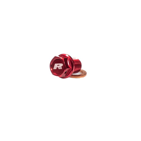 RFX magnetische aftapbout (rood) [M8 x 20 mm x 1,25]