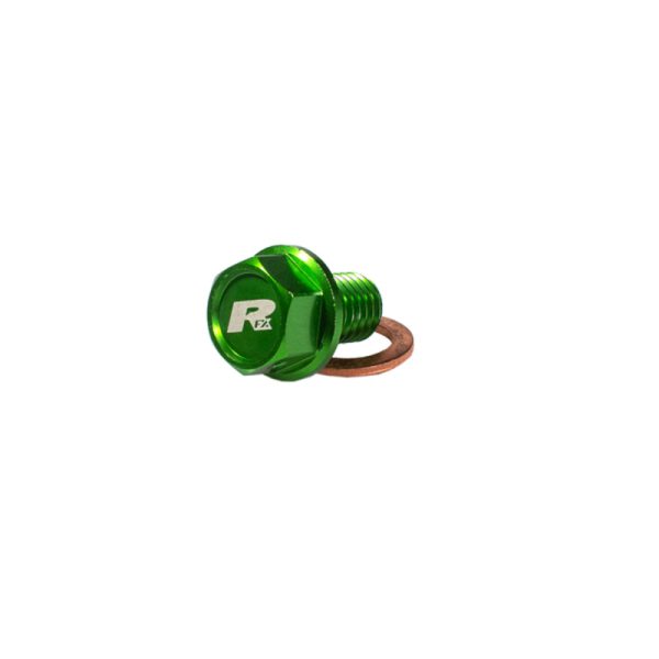 RFX Magnetische Aftapbout (Groen) [M10x15mmx1.25]