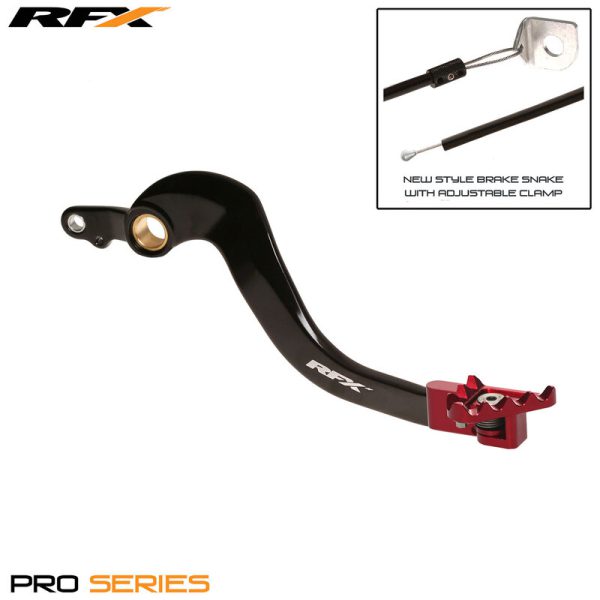 RFX Pro FT Rempedaal (zwart/rood) - Honda CRFX250