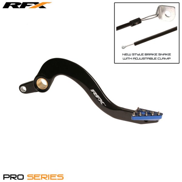 RFX Pro ST Rempedaal (hard geanodiseerd zwart/blauw) - Yamaha YZF/WRF 250