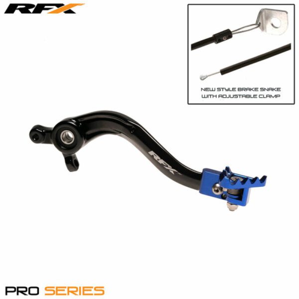 RFX Pro ST Rempedaal (Zwart/Blauw) - Yamaha YZ65/85