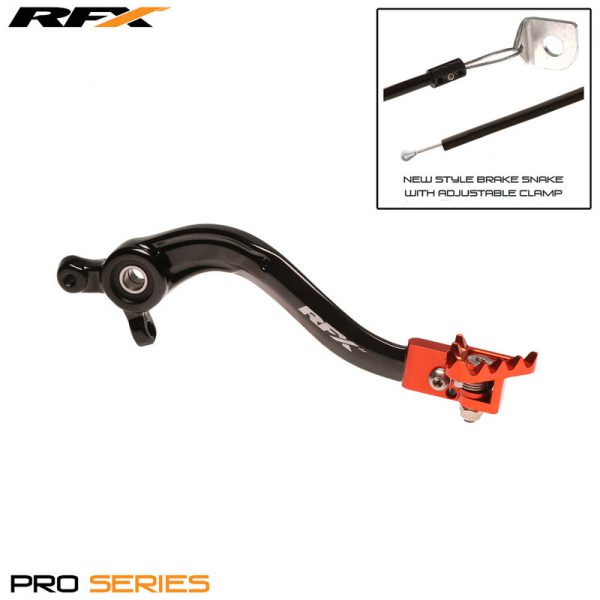 RFX Pro FT Rempedaal (zwart/oranje)