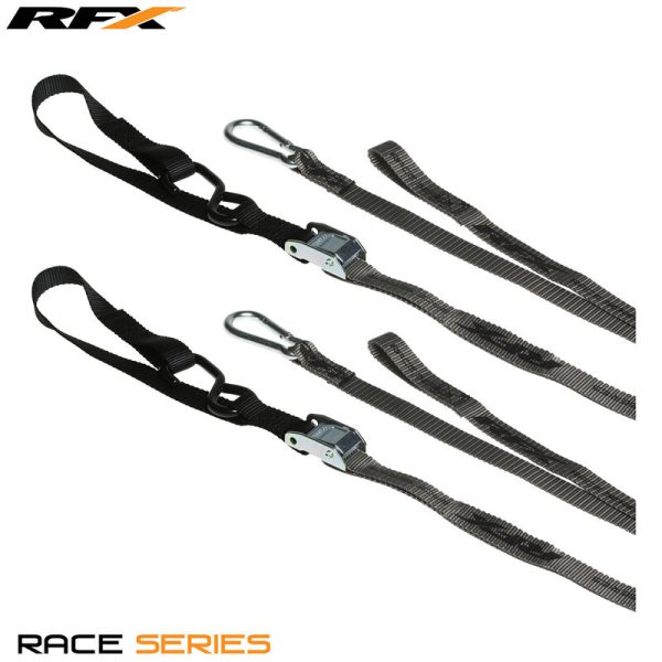 RFX Race Series 1.0 spanbanden met extra lus en karabijnhaak - Afbeelding 2