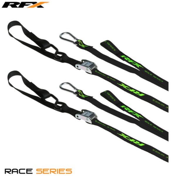 RFX Race Series 1.0 spanbanden met extra lus en karabijnhaak